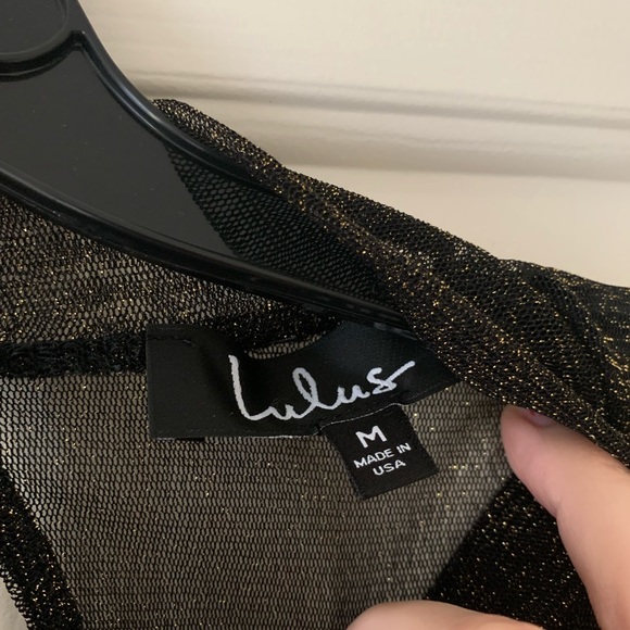 Black and gold sparkly top! - Picture 4 of 5